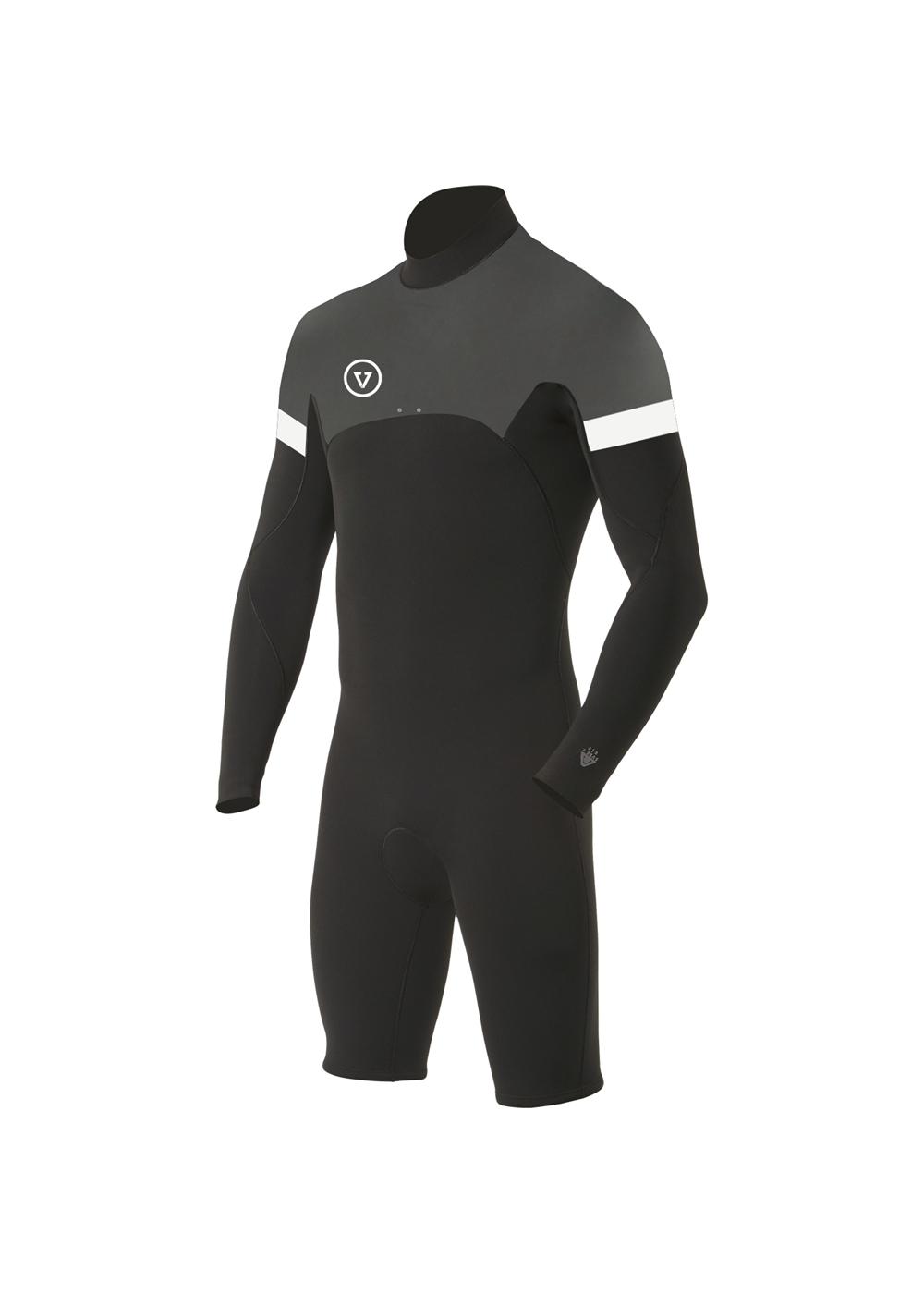 Vissla 7 Seas Raditude 2/2 L/S Spring Suit - Black Smoothie front