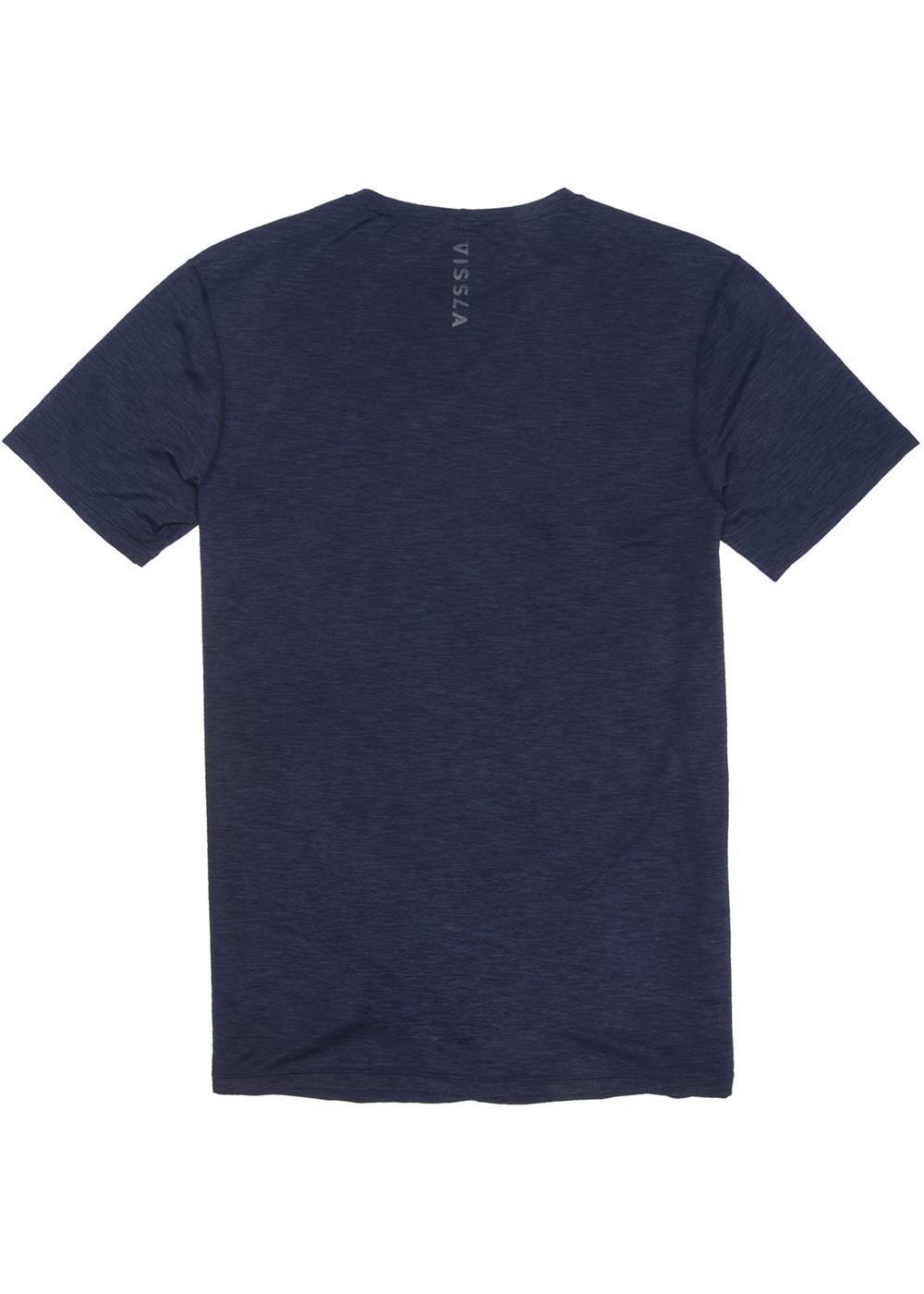 Vissla Alltime S/S - Naval Heather - Back