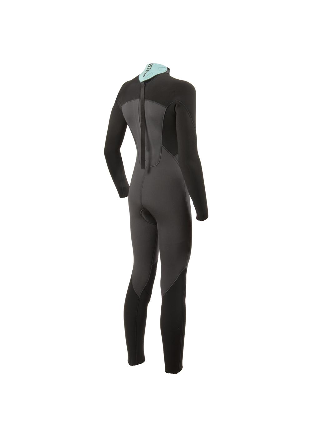 Vissla Boys 7 Seas 3/2 Back Zip Wetsuit - Phantom back