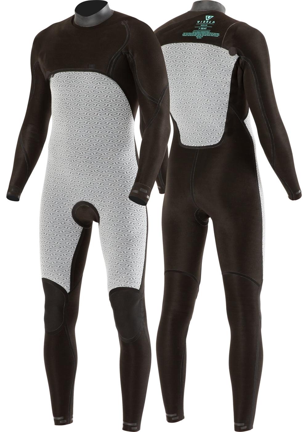 Vissla Boys 7 Seas 3/2 Chest Zip Wetsuit - Black 2
