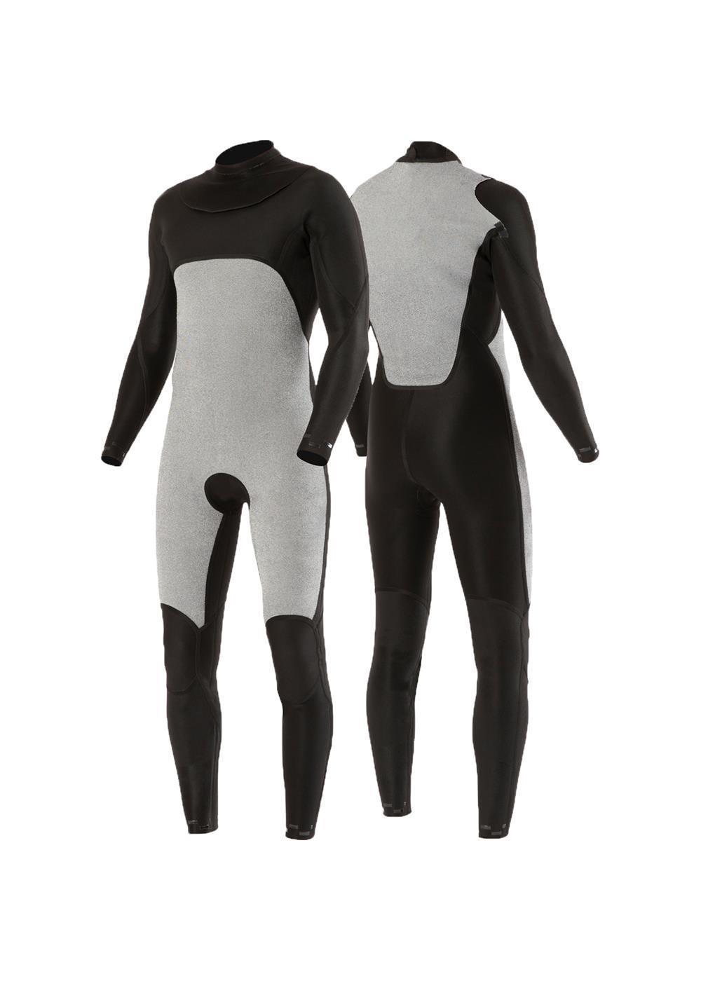 Boys 7 Seas 4/3 Back Zip Wetsuit - Baja Blue 2