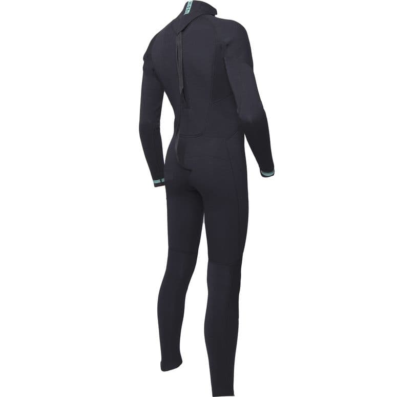 Vissla Boys Easy Seas 3/2 Back Zip Wetsuit - Black back