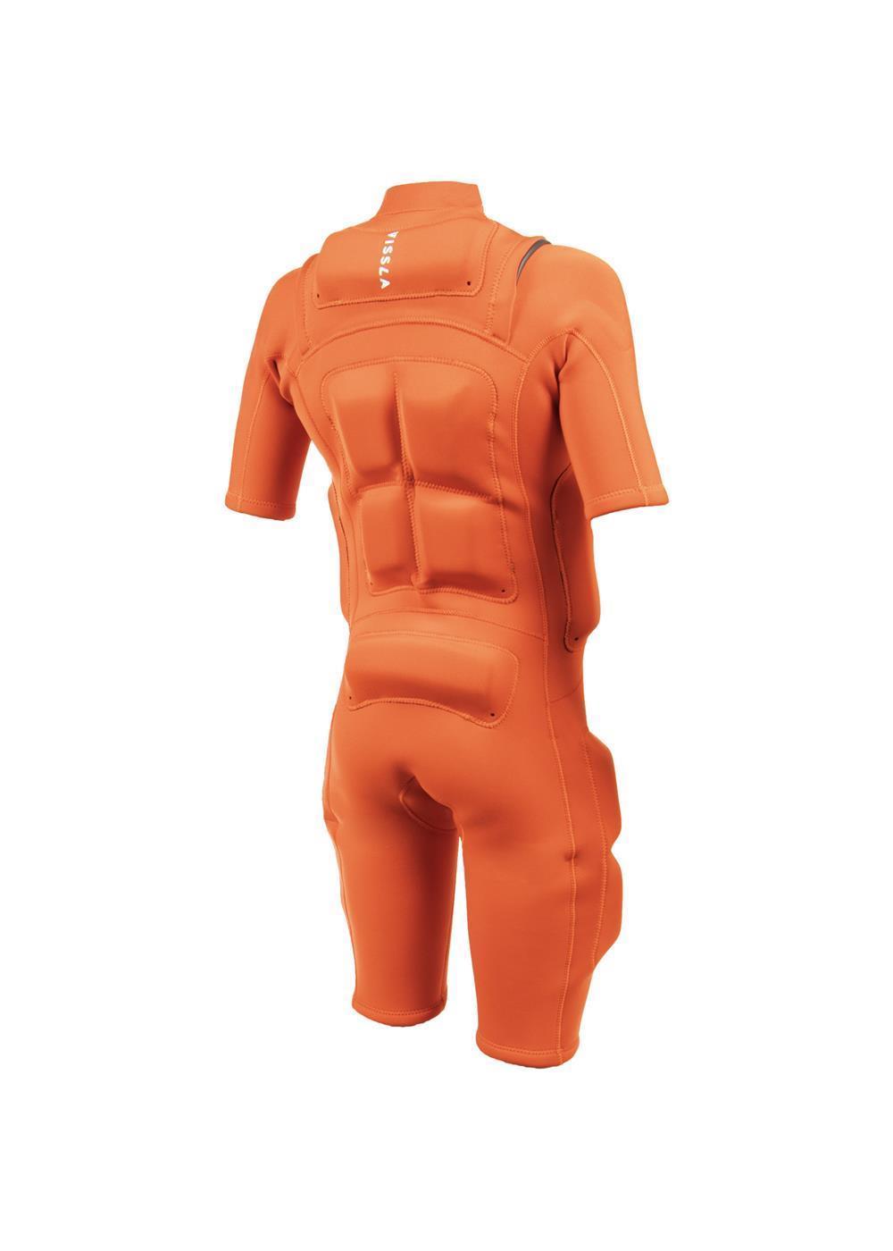 Vissla Boys Heavy Seas 2/2 Impact Spring Suit - Orange back