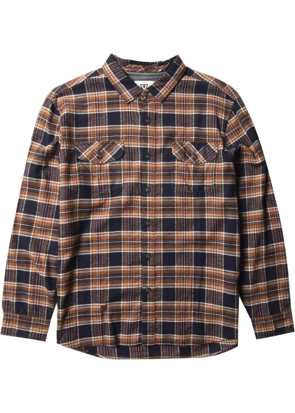 Vissla Central Coast Ls Flannel - Masala
