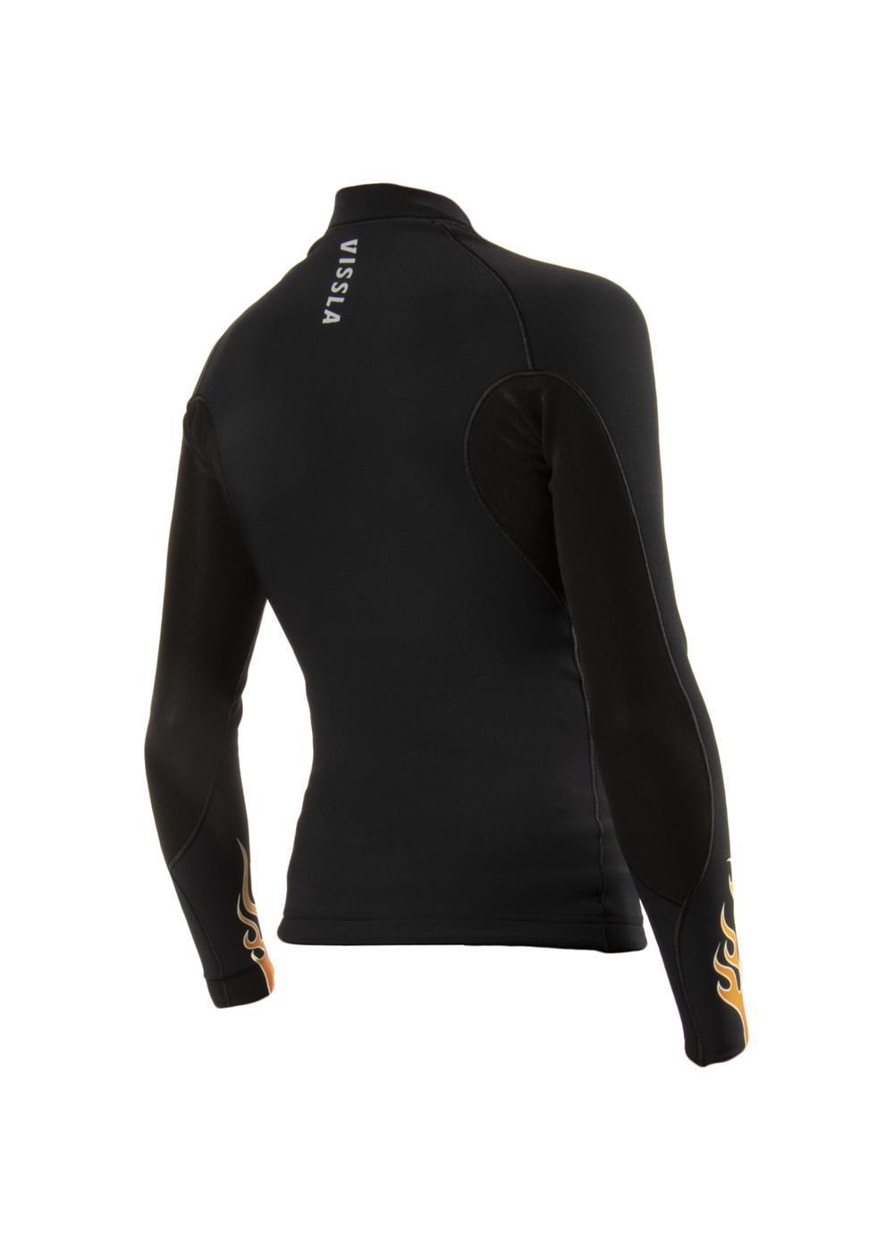 Vissla High Fire Boys 1mm Ls Jacket - Black back