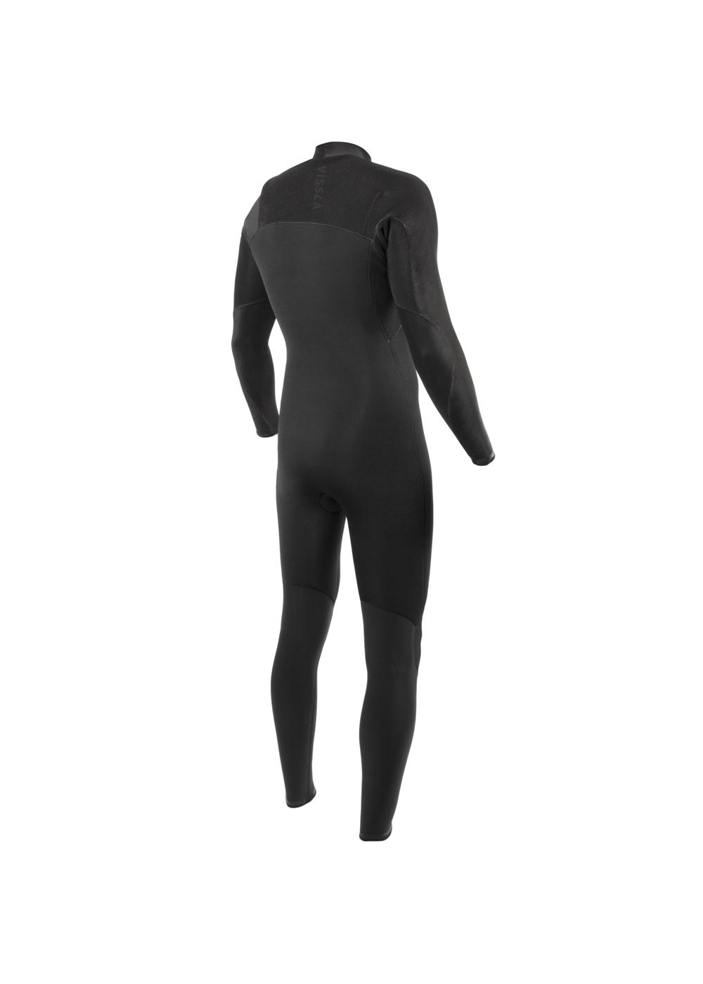 Vissla High Seas II 3/2 Full No Zip - Stealth - Back