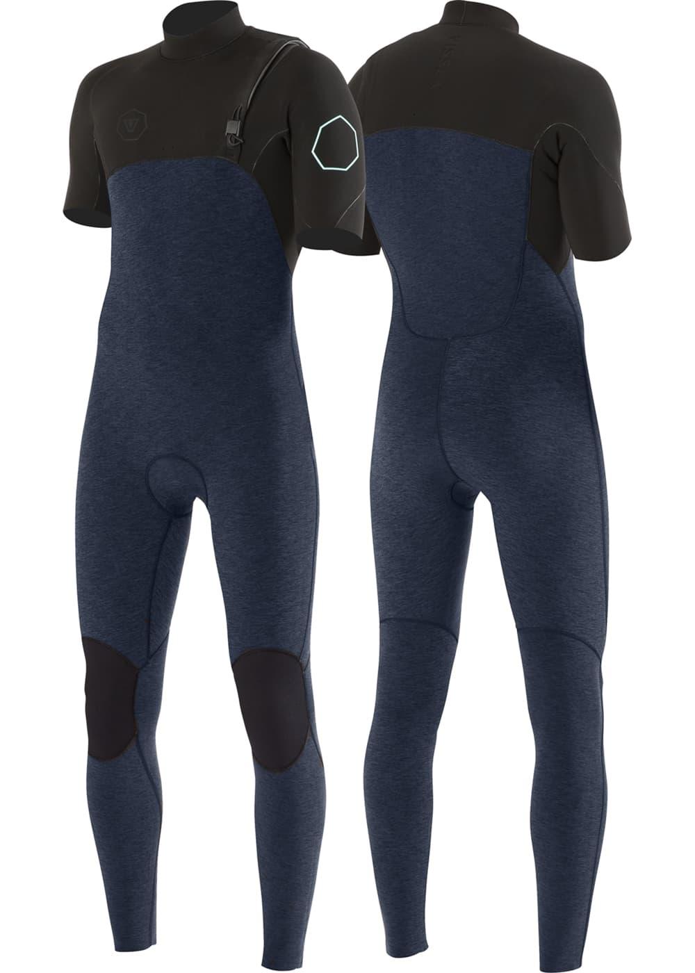 Vissla HIGH SEAS 2/2 S/S FULL Wetsuit - NAVAL HEATHER