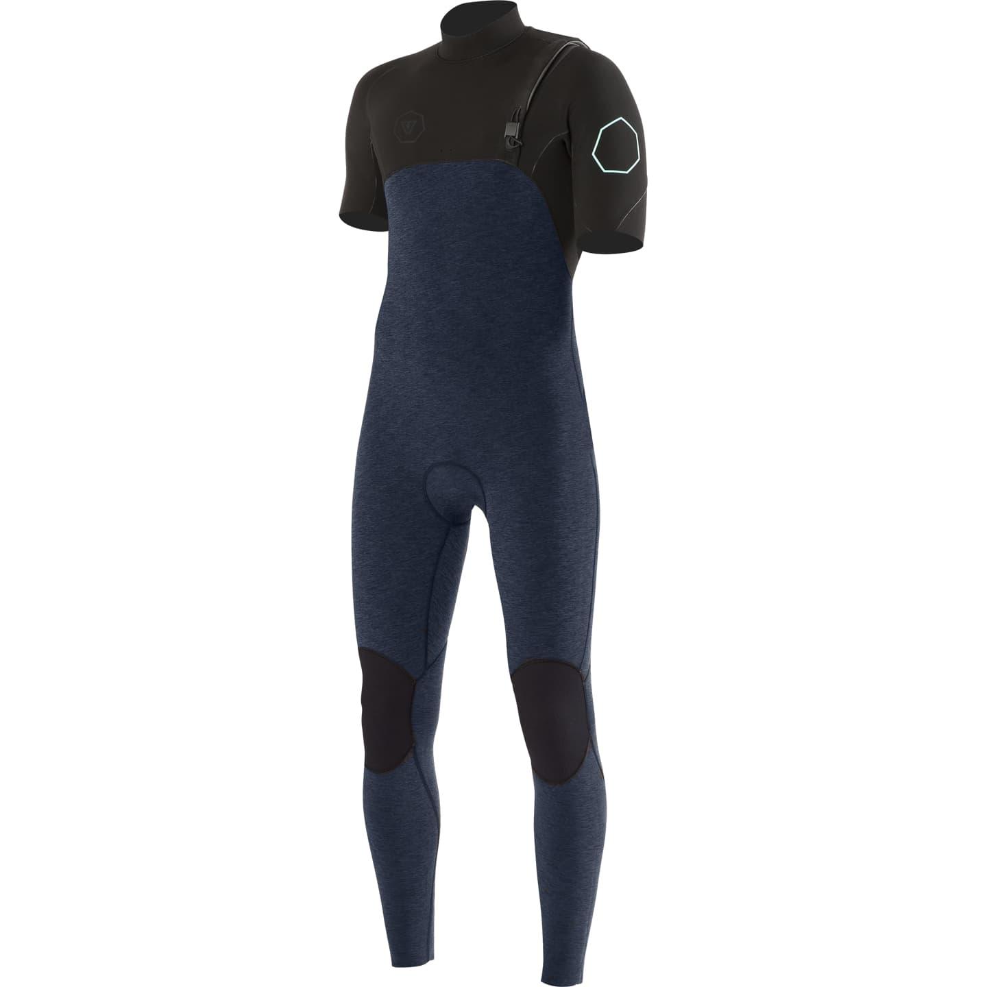 Vissla HIGH SEAS 2/2 short sleeve FULL Wetsuit steamer - NAVAL HEATHER
