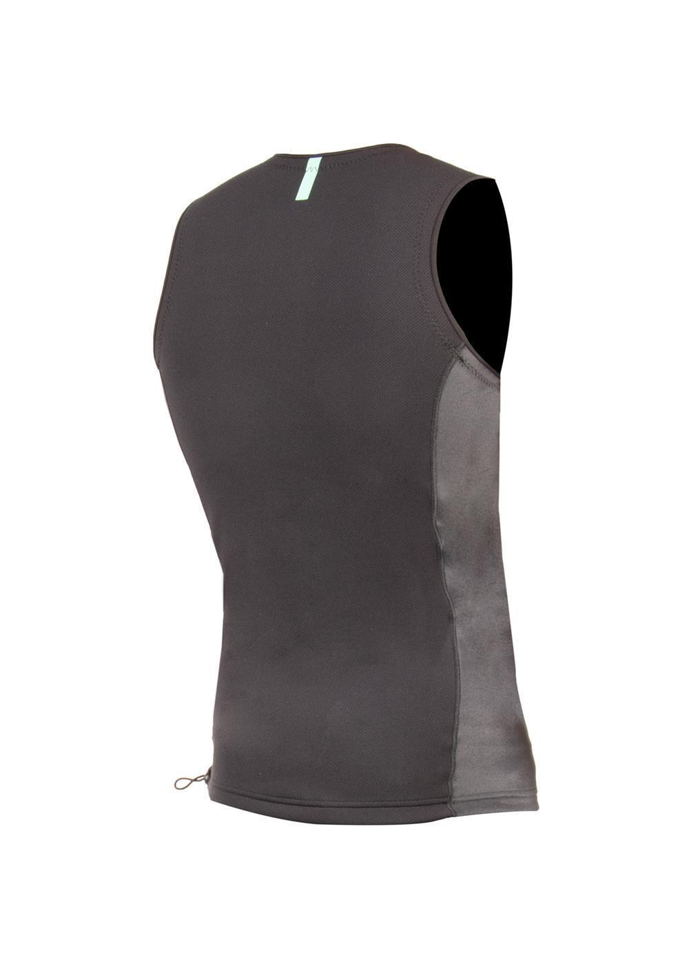 Vissla High Seas II 1mm Vest - Charcoal back