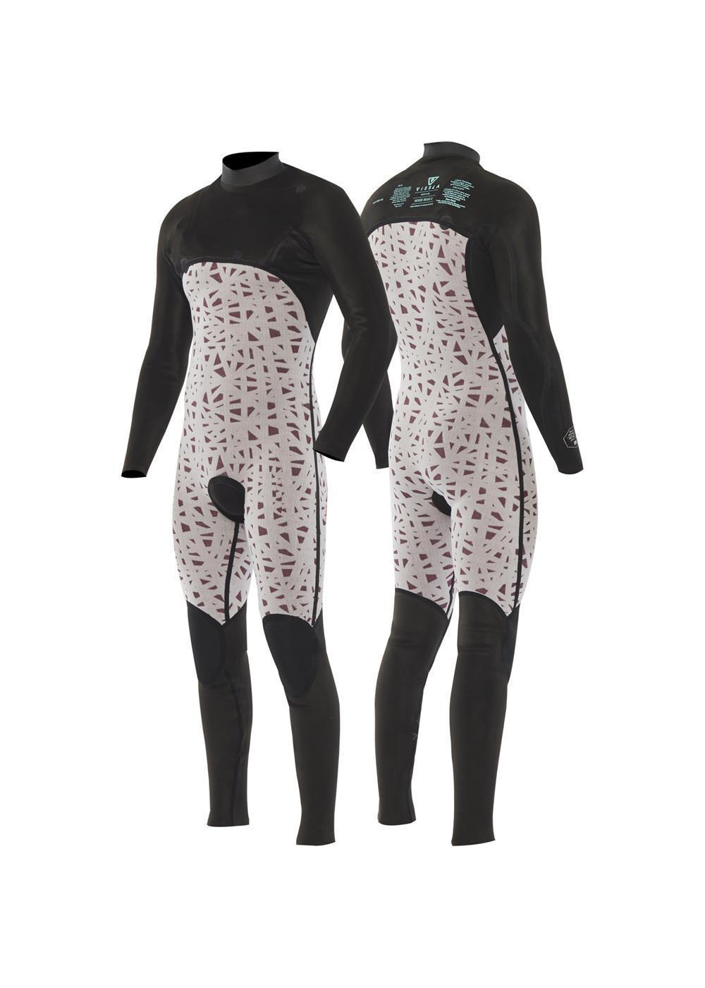 Vissla High Seas II 4/3 Chest Zip Wetsuit - Stealth lining