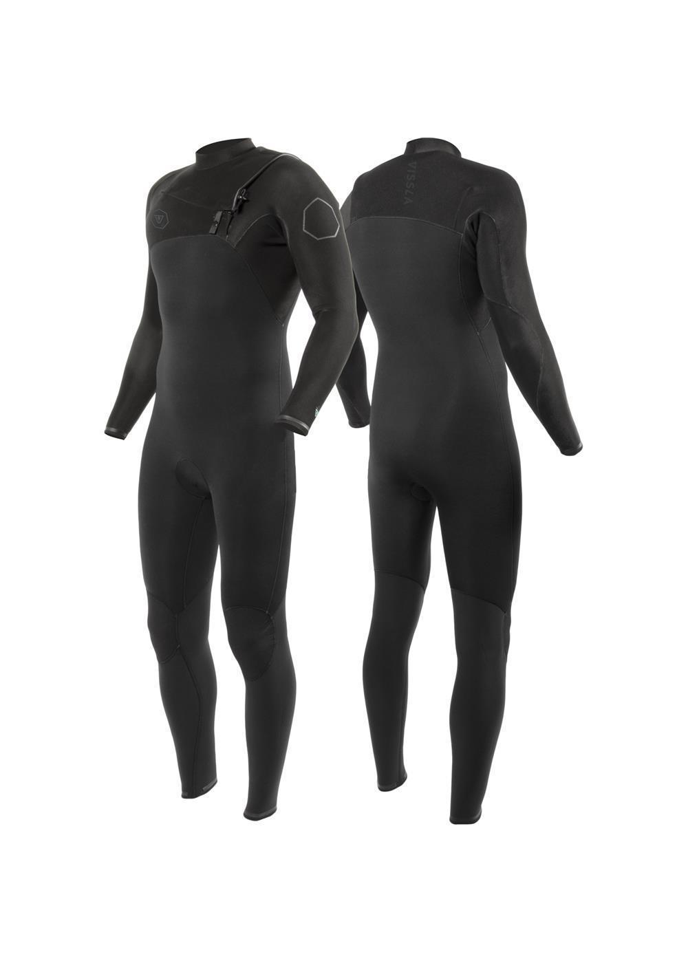 Vissla High Seas II 4/3 Chest Zip Wetsuit - Stealth