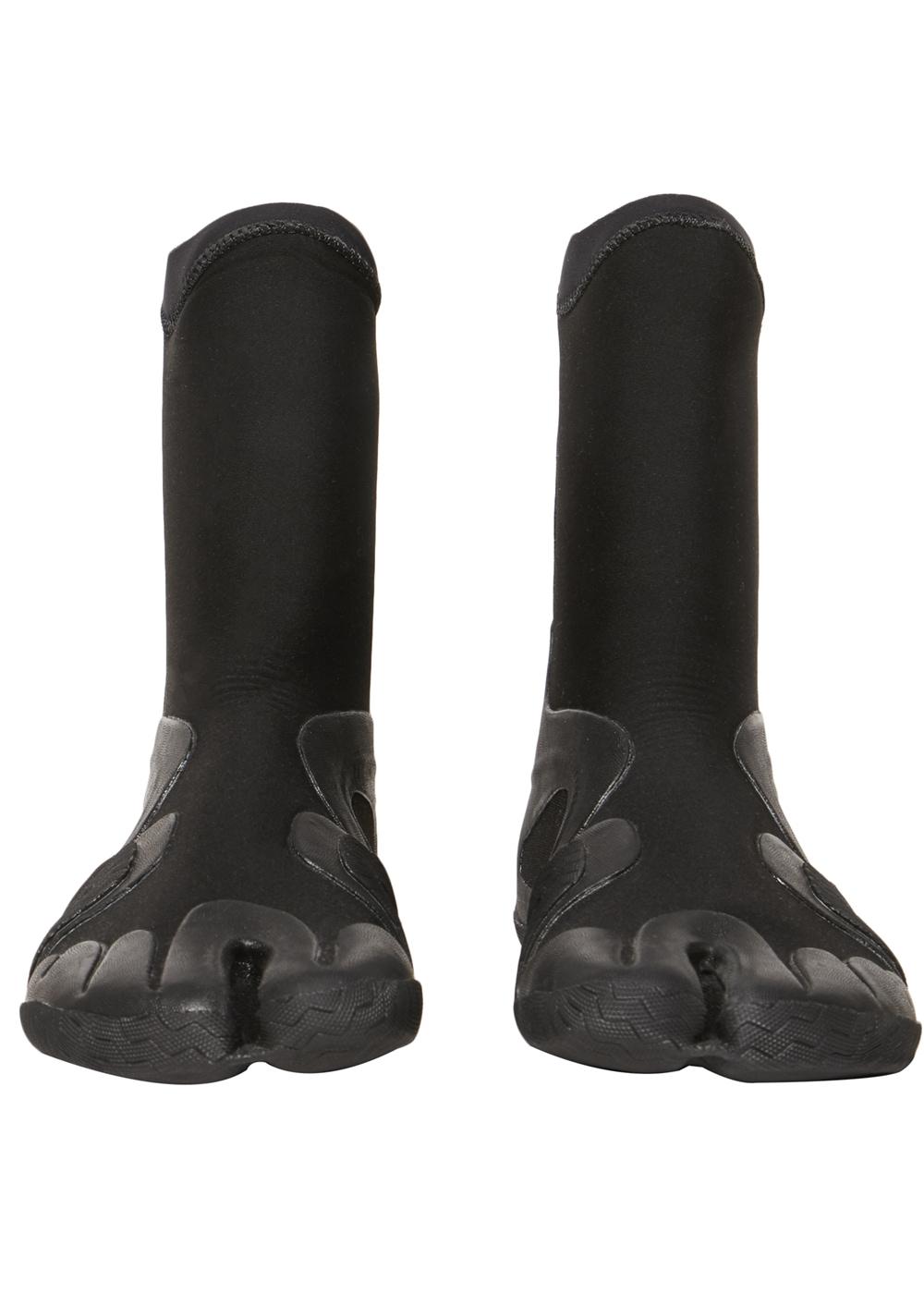 Vissla Seven Seas 3mm Split Toe Bootie - Black - Front