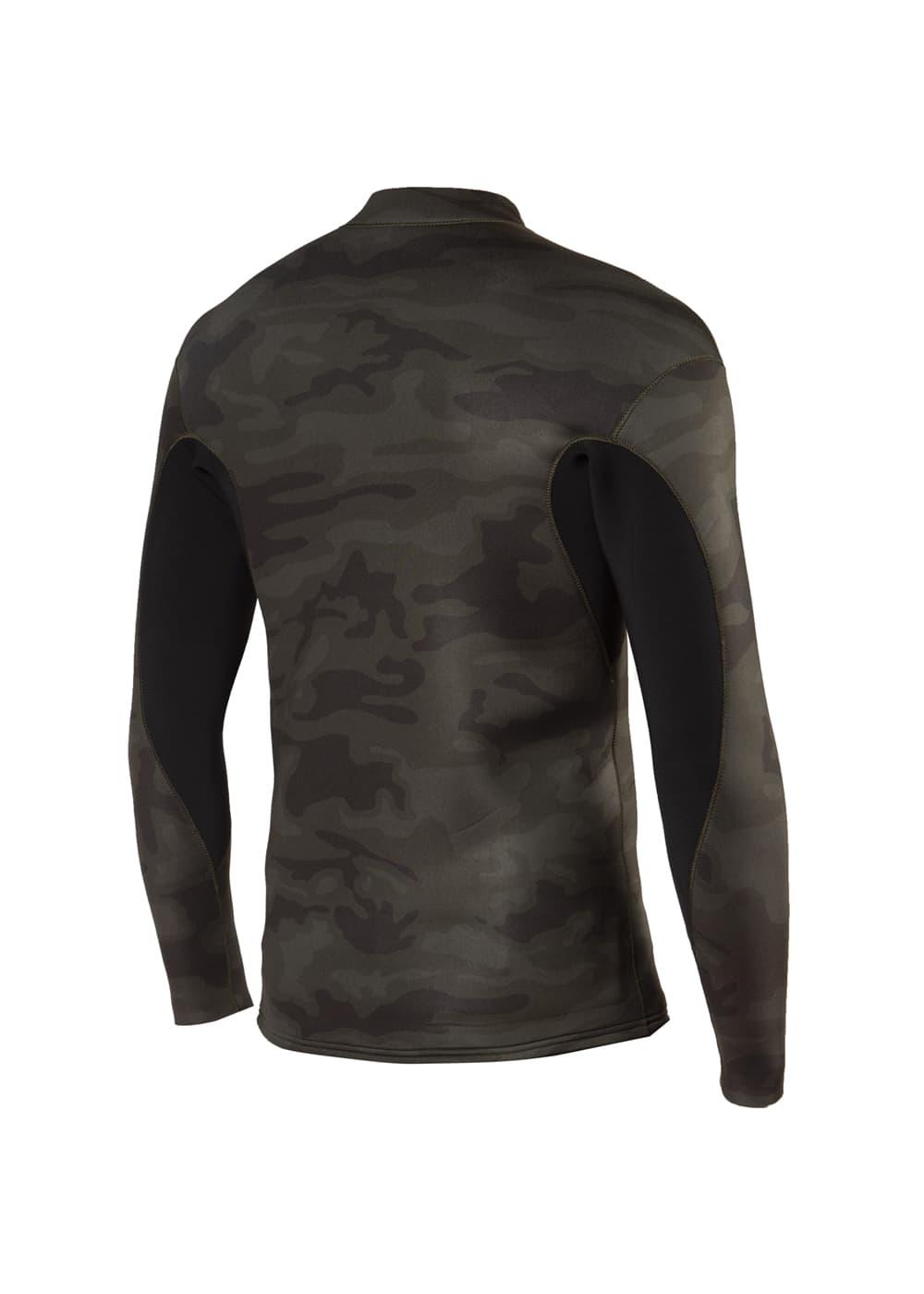 Vissla 2mm Solid Sets Wetsuit Jacket - Camo - back