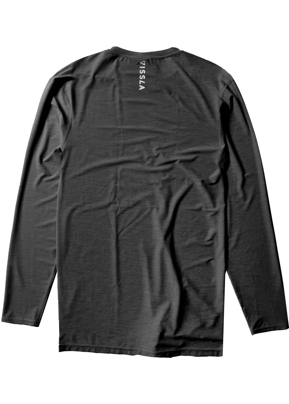 Vissla Twisted L/S - Black Heather - Back