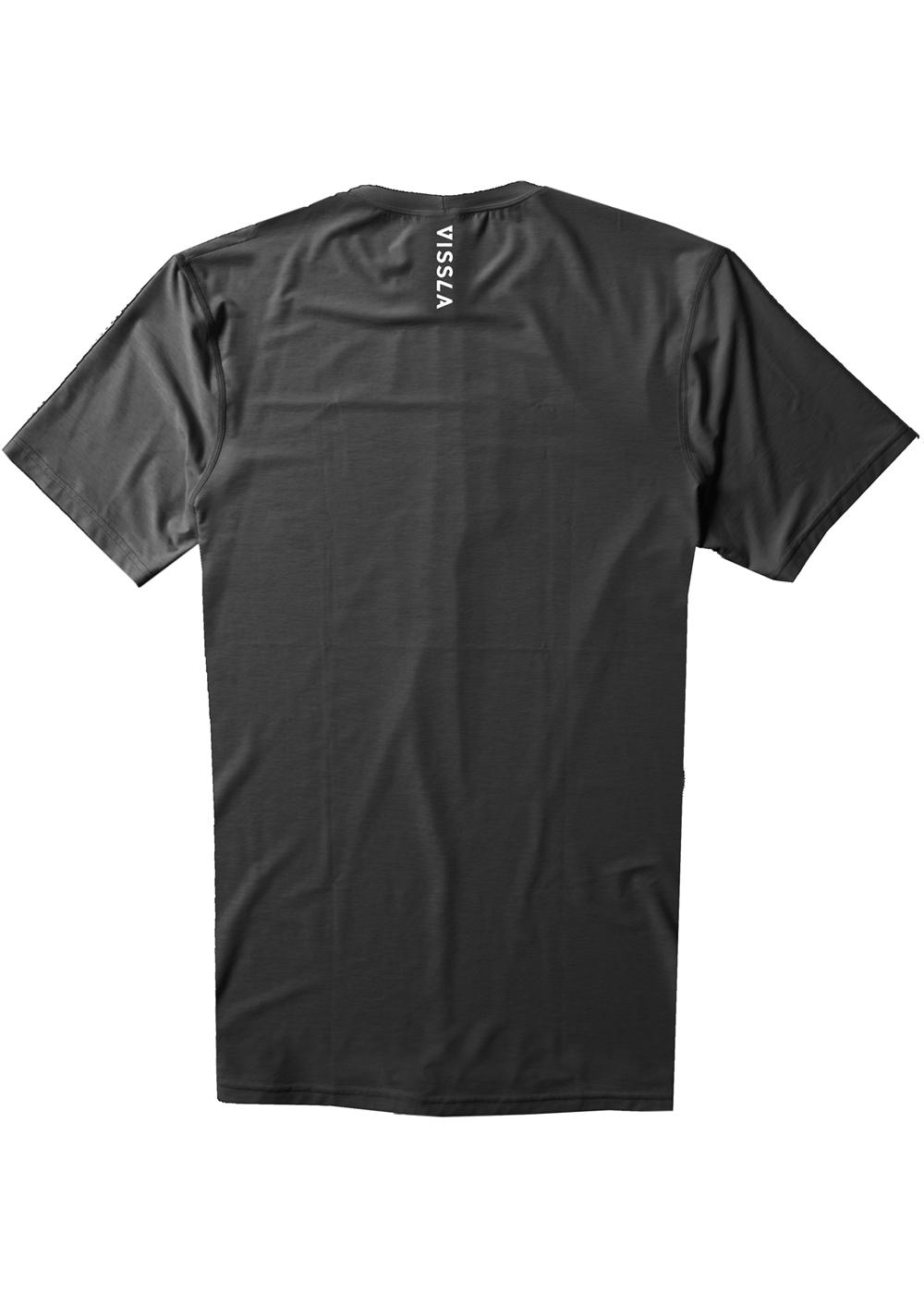 Vissla Twisted S/S - Black Heather - Back