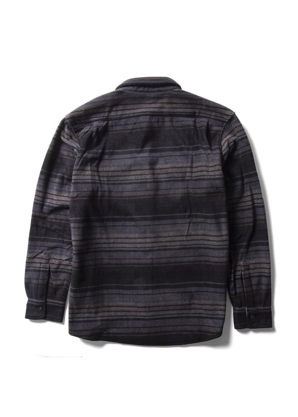Vissla Eco-zy Ls Polar Flannel - Charcoal