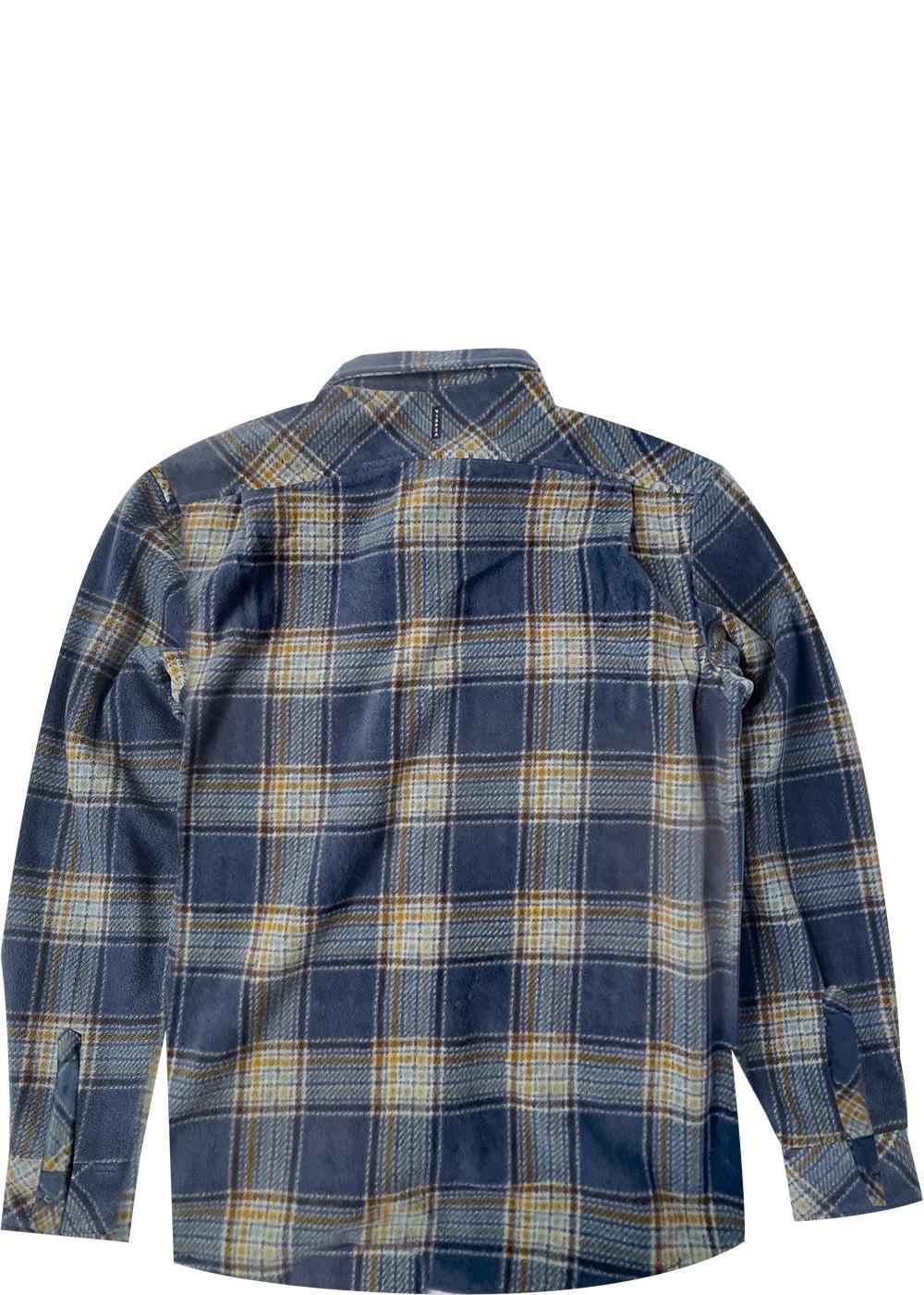 Eco-zy Ls Polar Flannel - Dark Denim