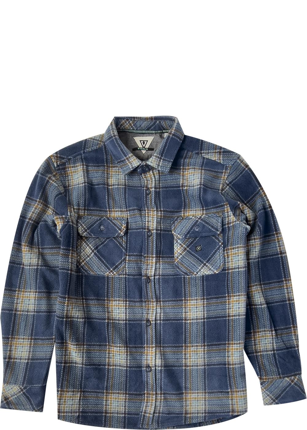Eco-zy Ls Polar Flannel - Dark Denim