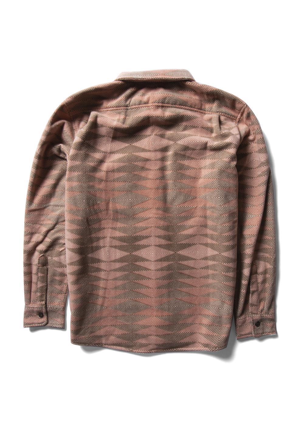 Vissla Eco-zy Ls Polar Flannel - Terracotta
