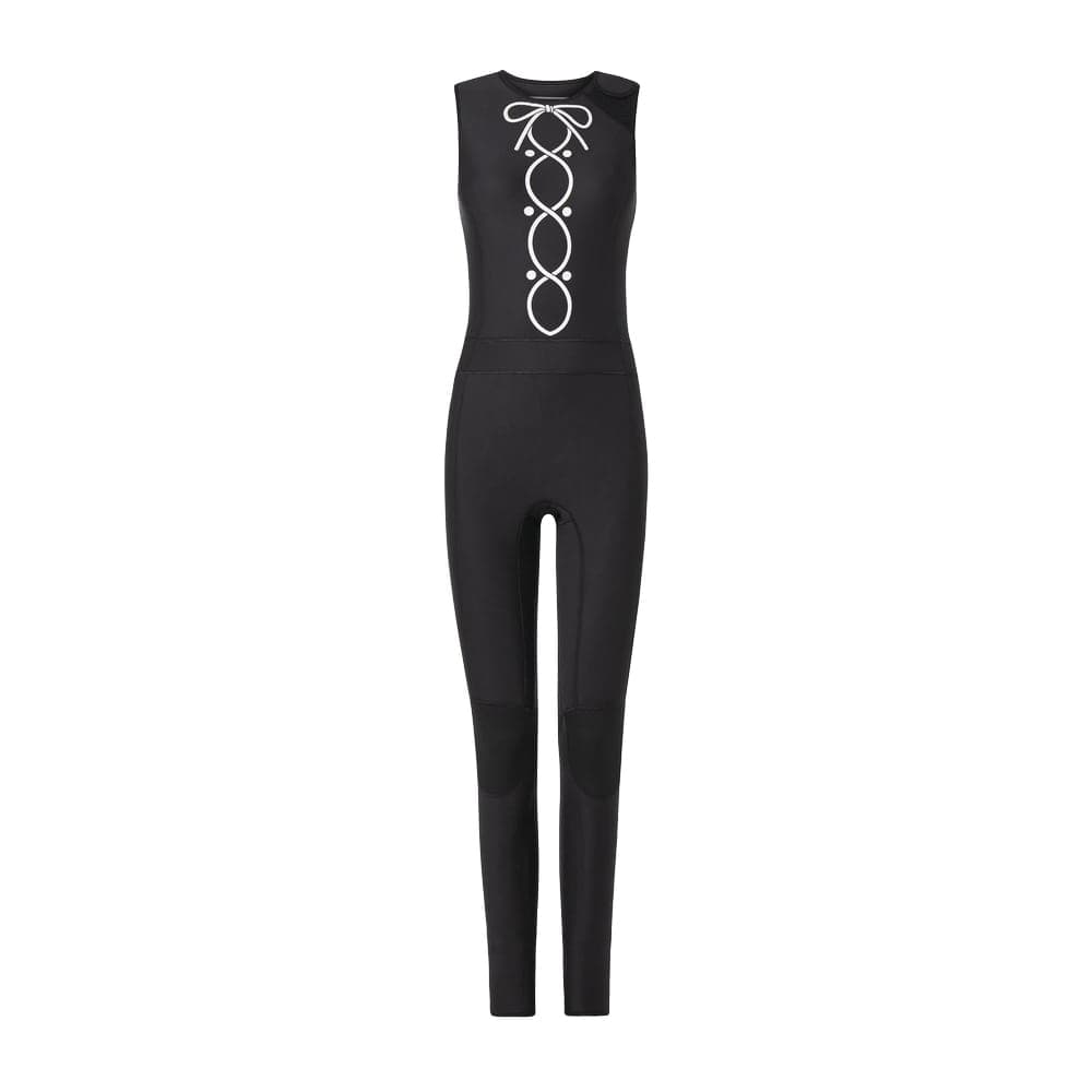 Wallien Long Jane Wetsuit - Vintage Bow front