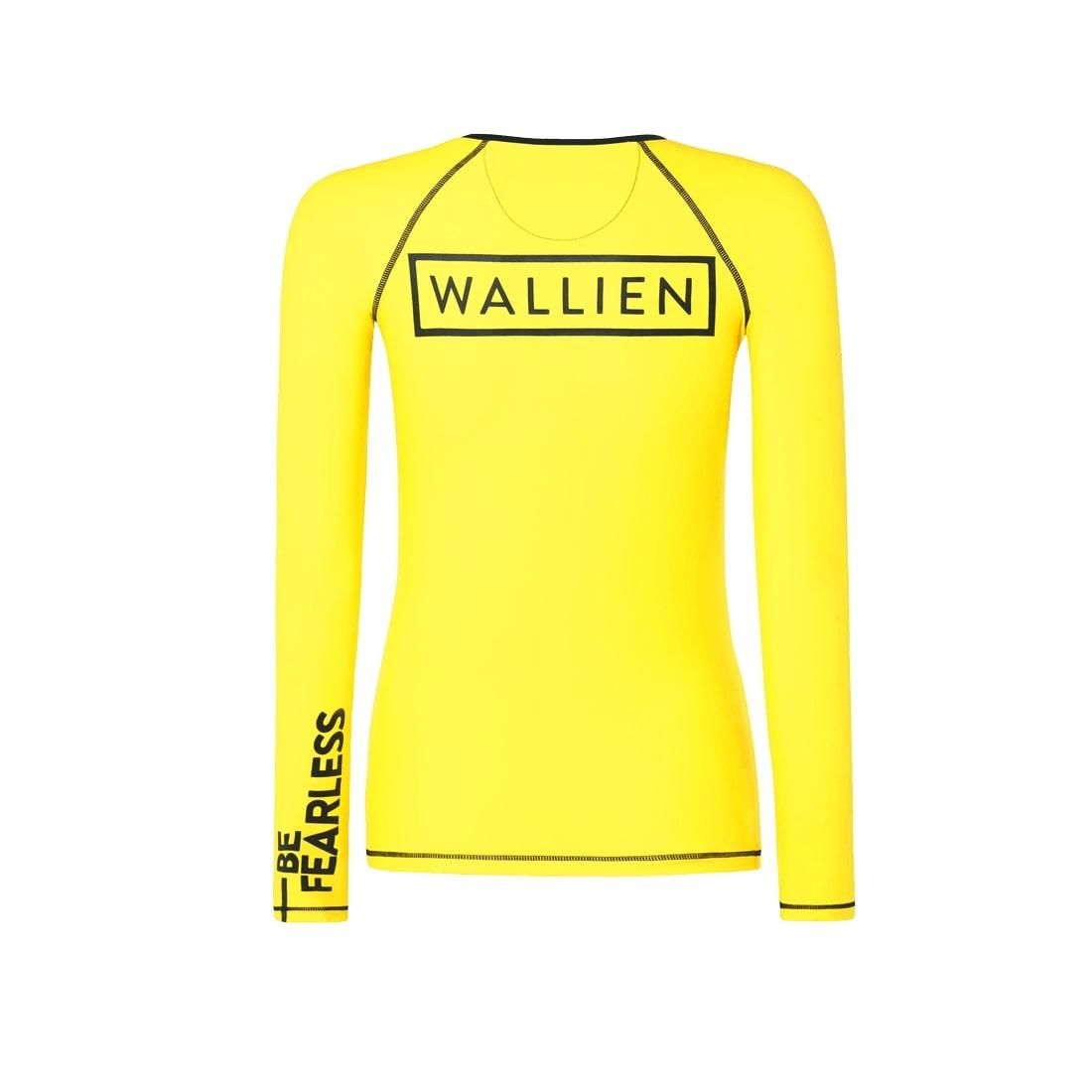 Wallien Rash Vest - Canary Yellow back