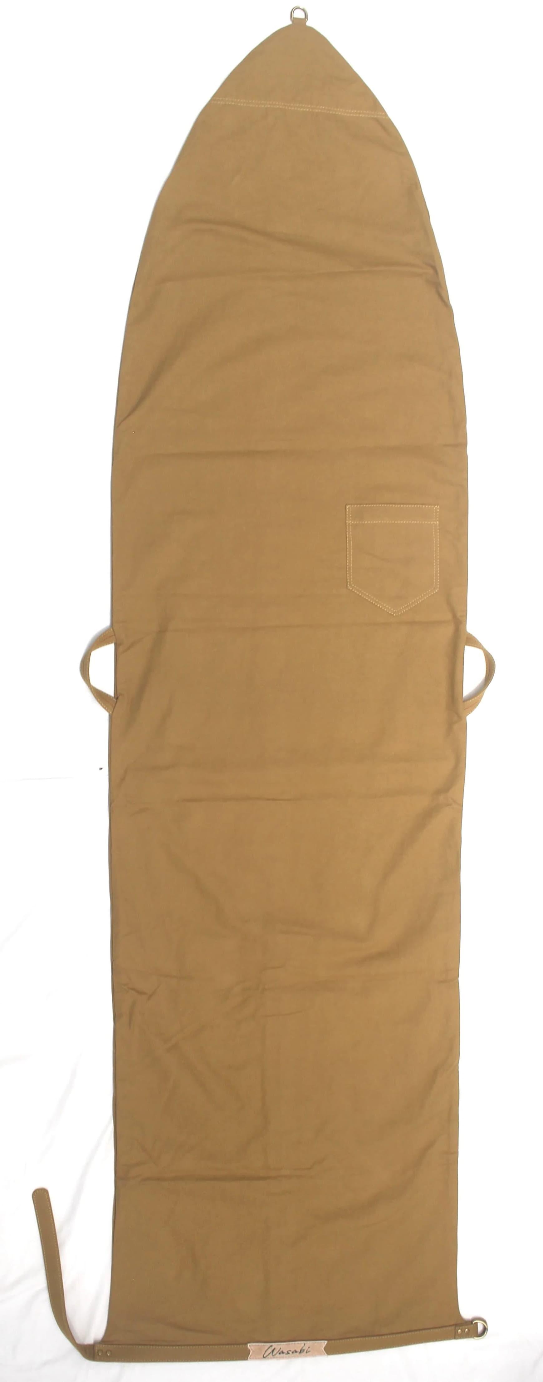 ROLL-BOTTOM CANVAS SURFBOARD COVER - SAND
