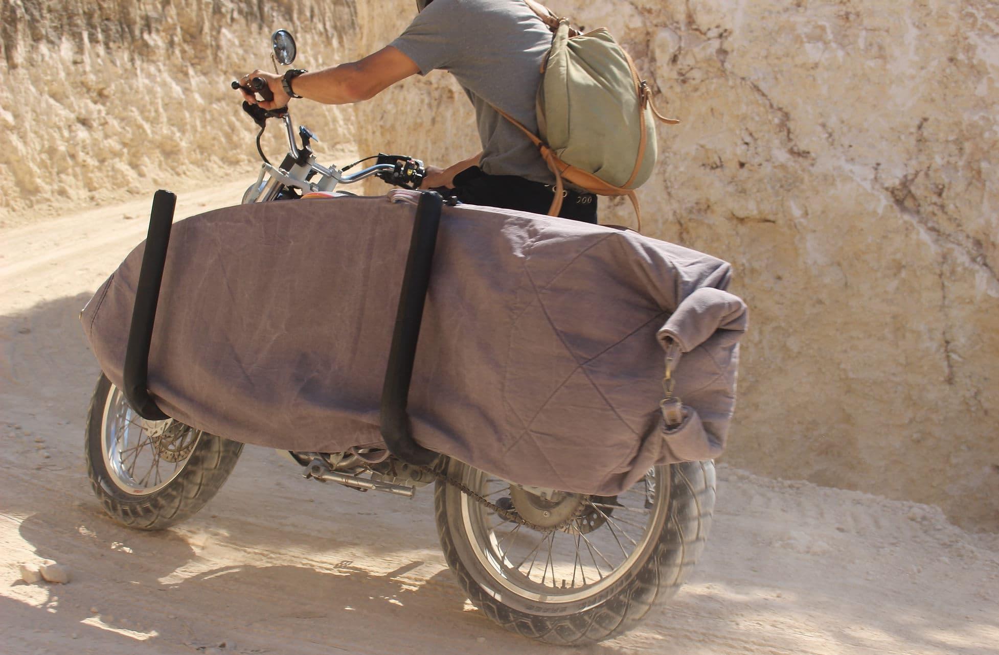 Roll-Bottom Canvas Surfboard Cover 8