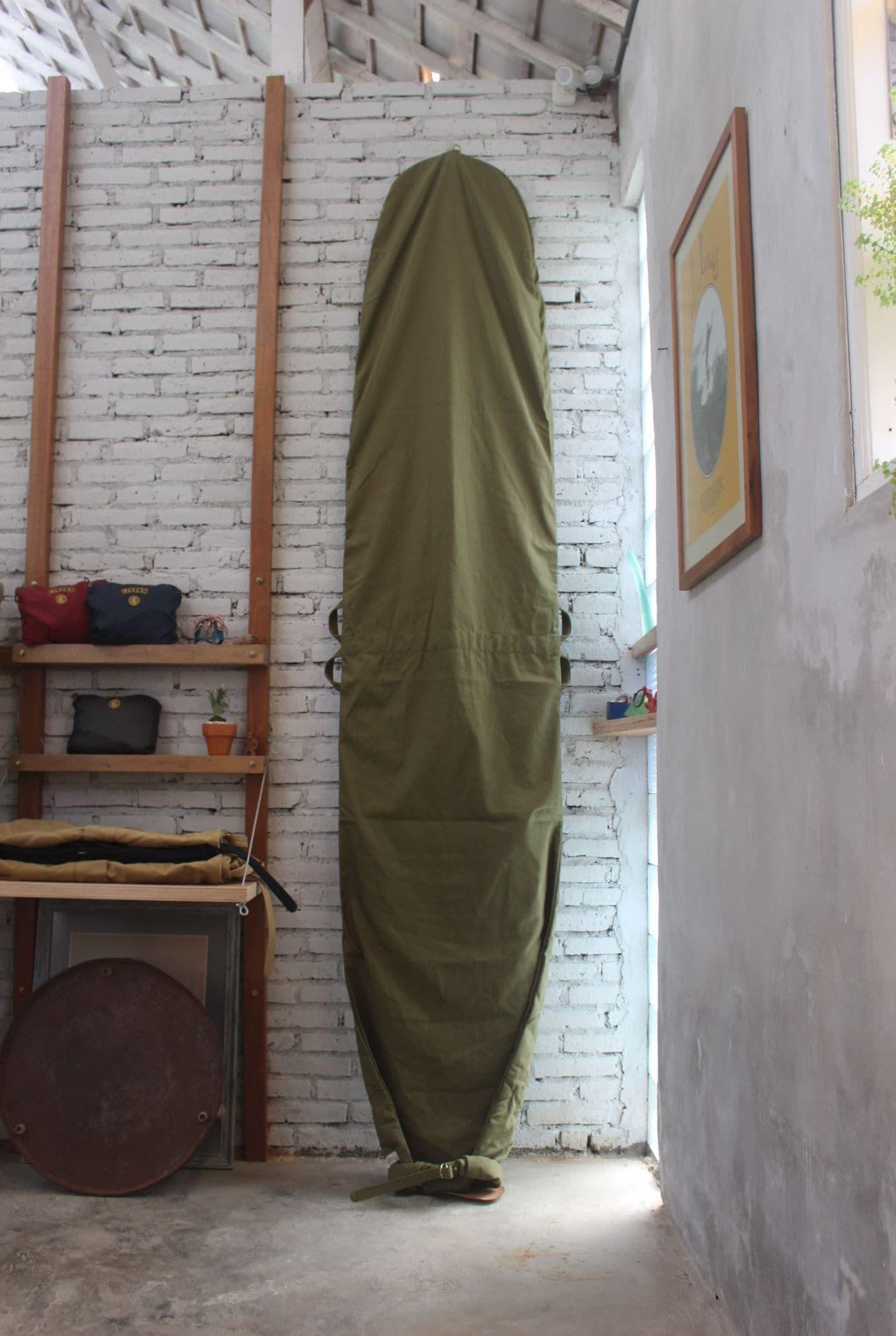Roll-Bottom Canvas Surfboard Cover 7