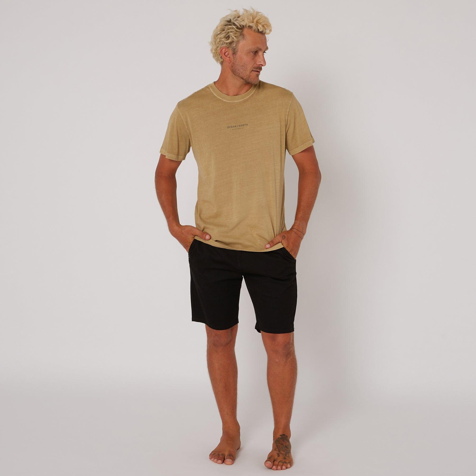 Washed Priority Tee - Sand