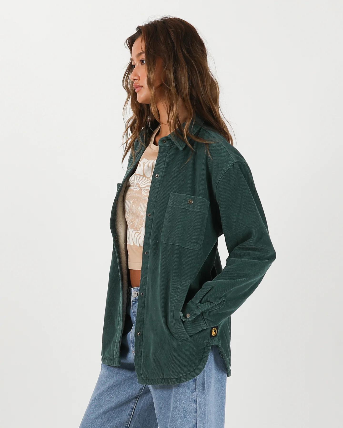 Whaler Cord Jacket - Emerald