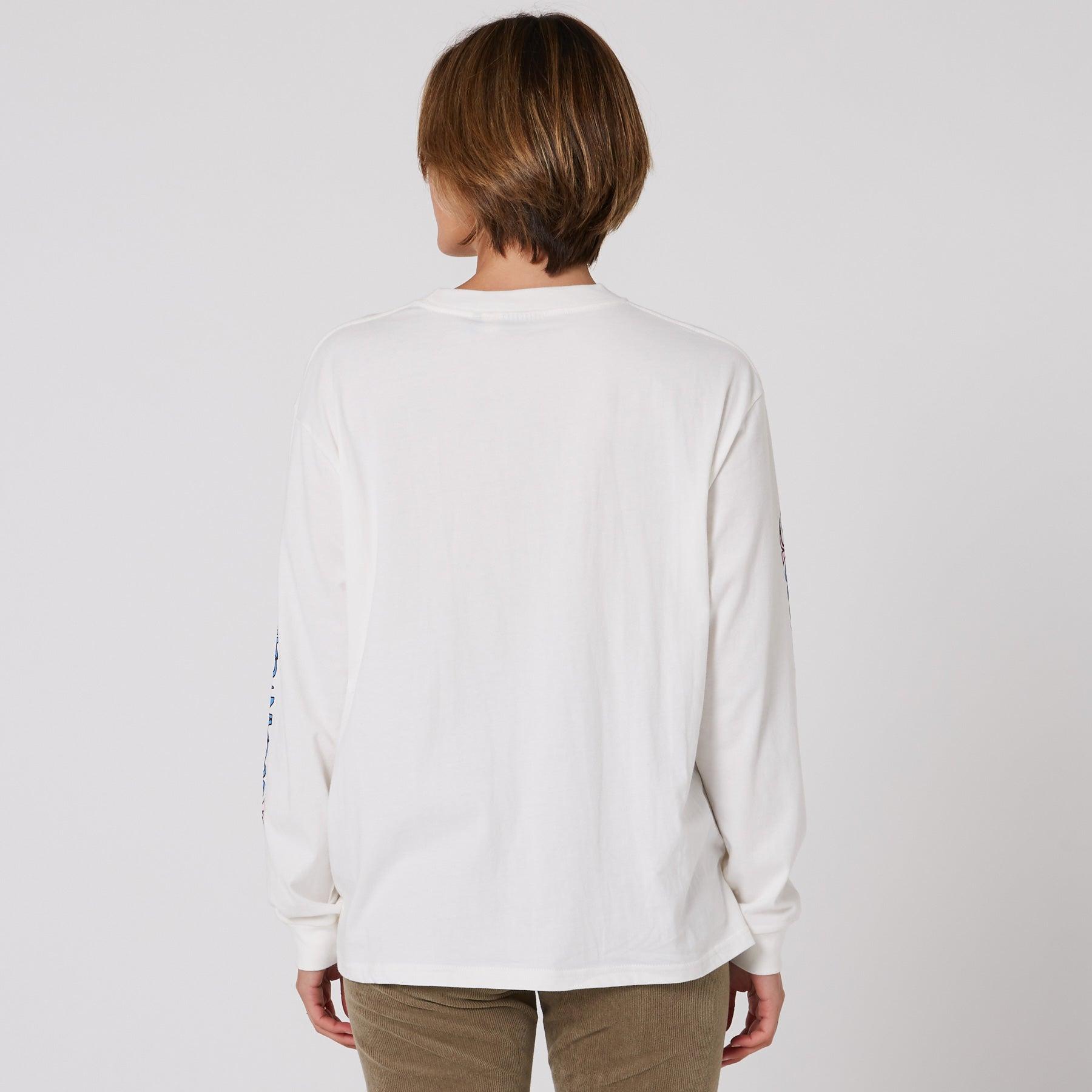 Womens Tribal LS Tee - Off White
