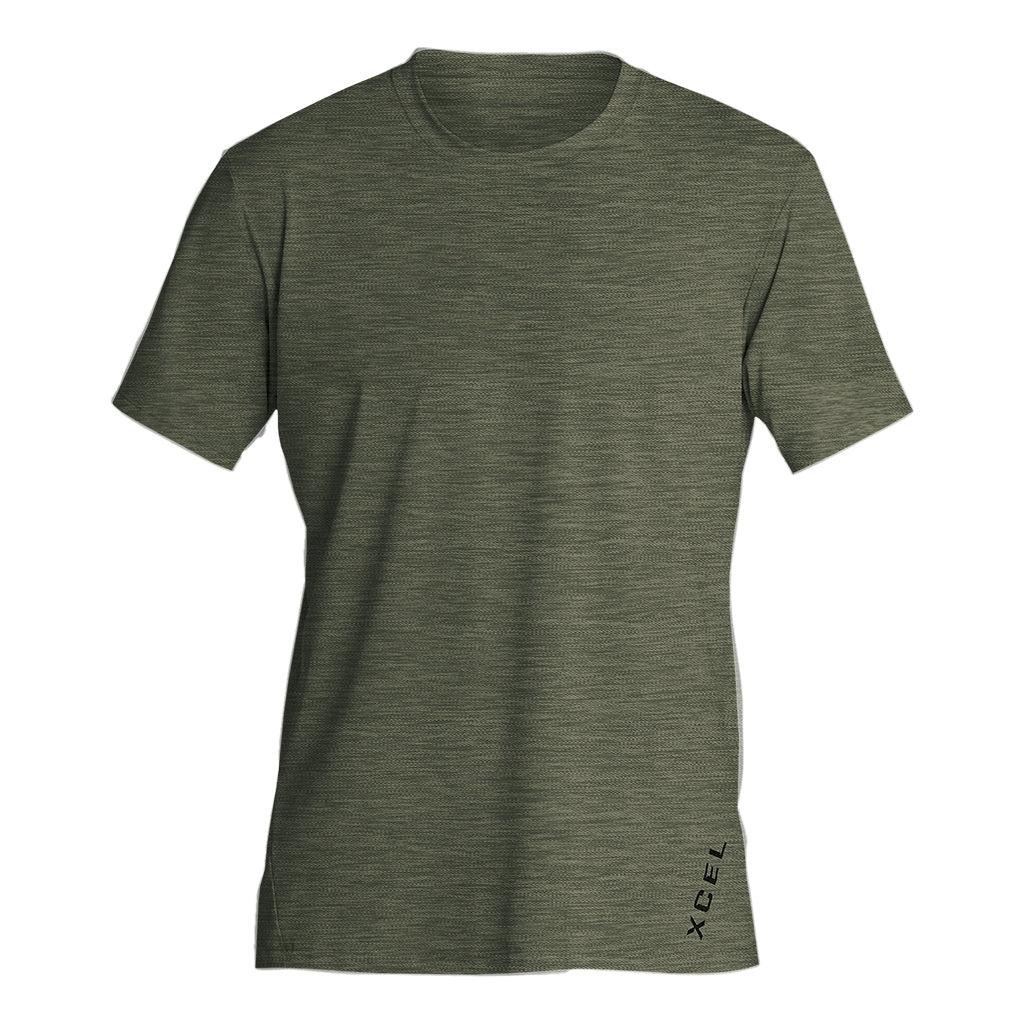 Mens Ventx Short Sleeve Relax Fit UV - Dark Forest