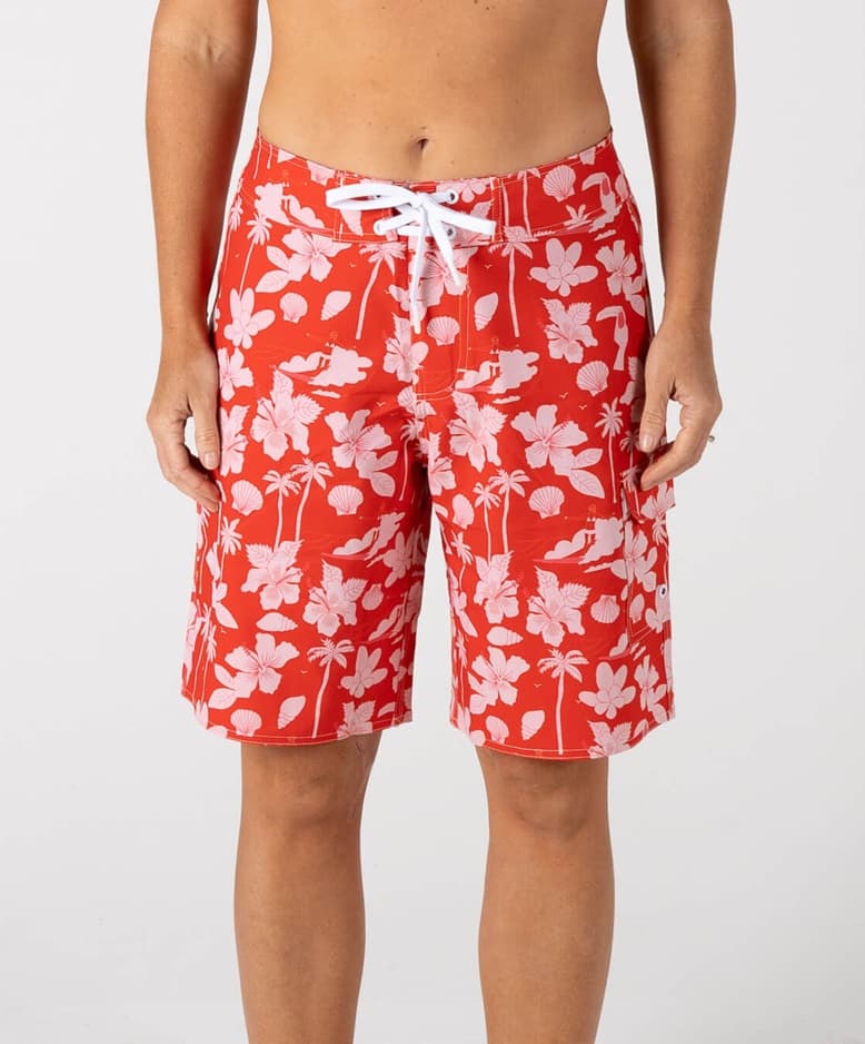 Y2K Trunks - Hawaii Red