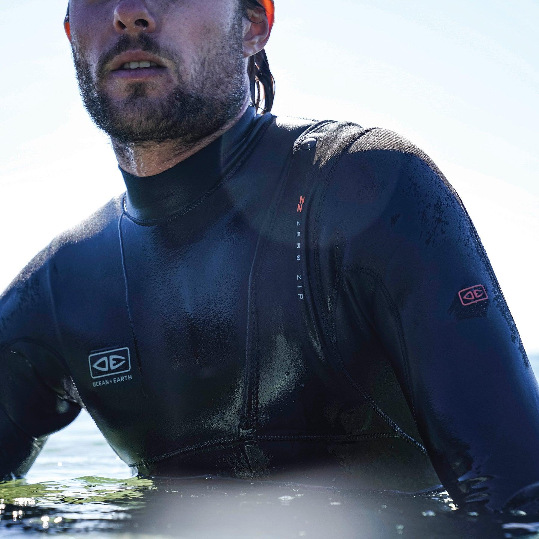 Ocean and Earth Mens Zero Zip Steamer - 4/3mm