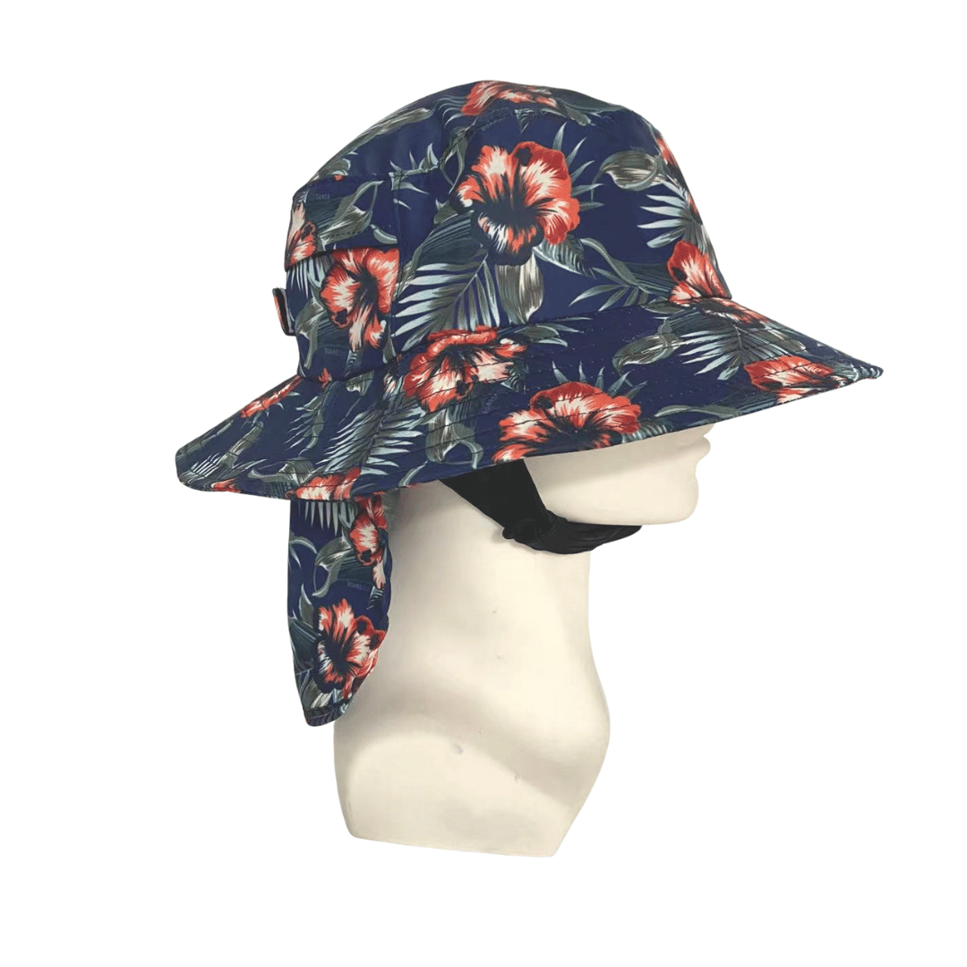 Boardsox Hawaiian Surf Hat top on mannequin