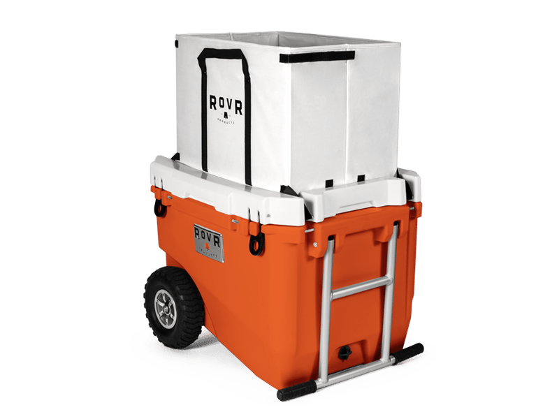 ROVR RollR 60 Cooler - Desert side with bag