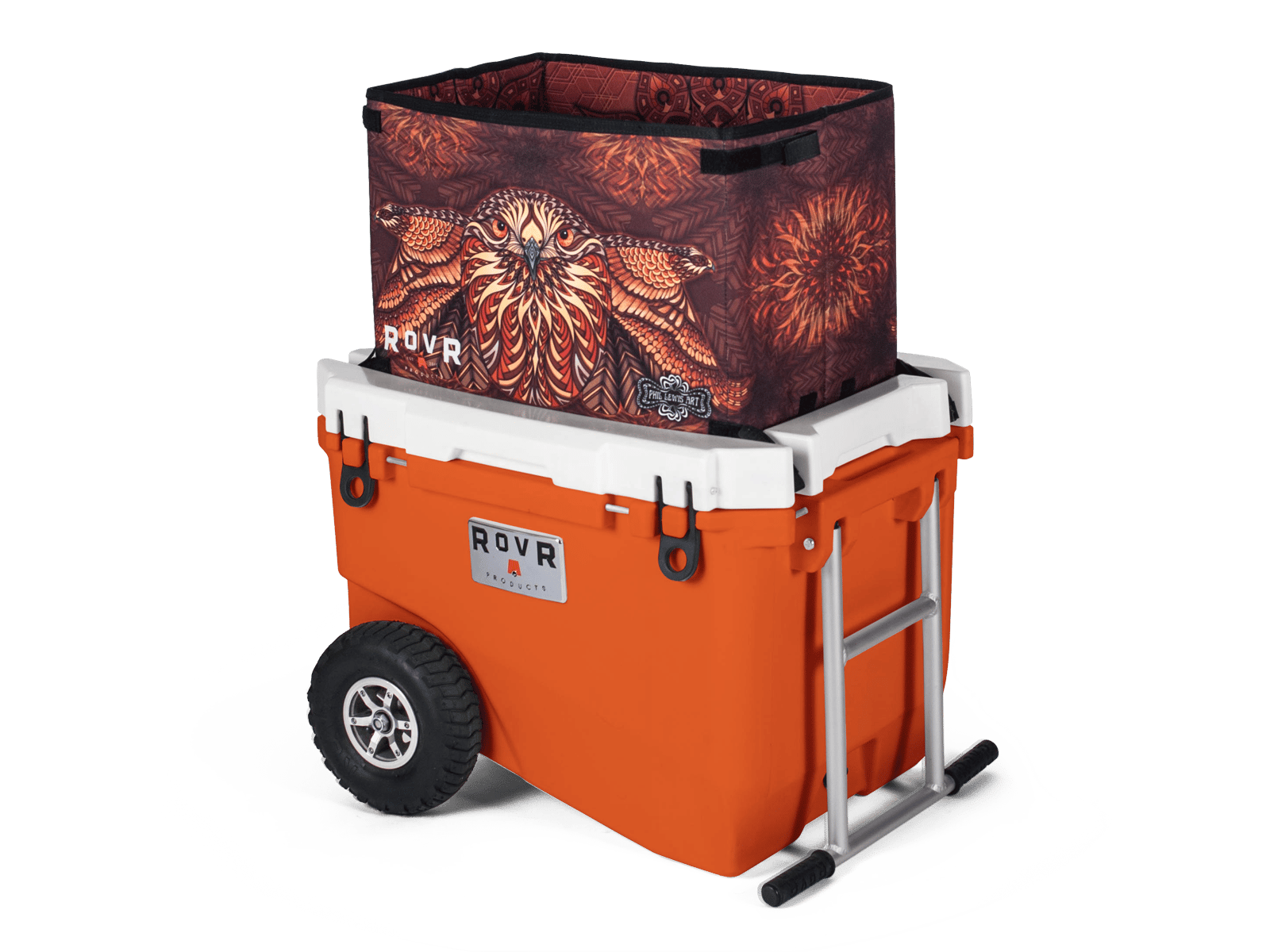 ROVR RollR 60 Cooler - Desert side with bag