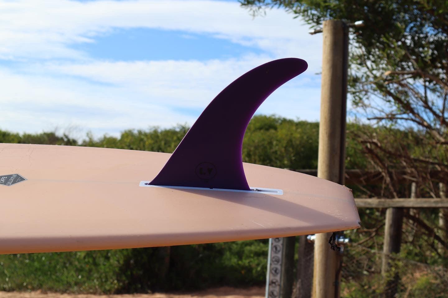 LB Classic Raked 9" Single Fin - Purple
