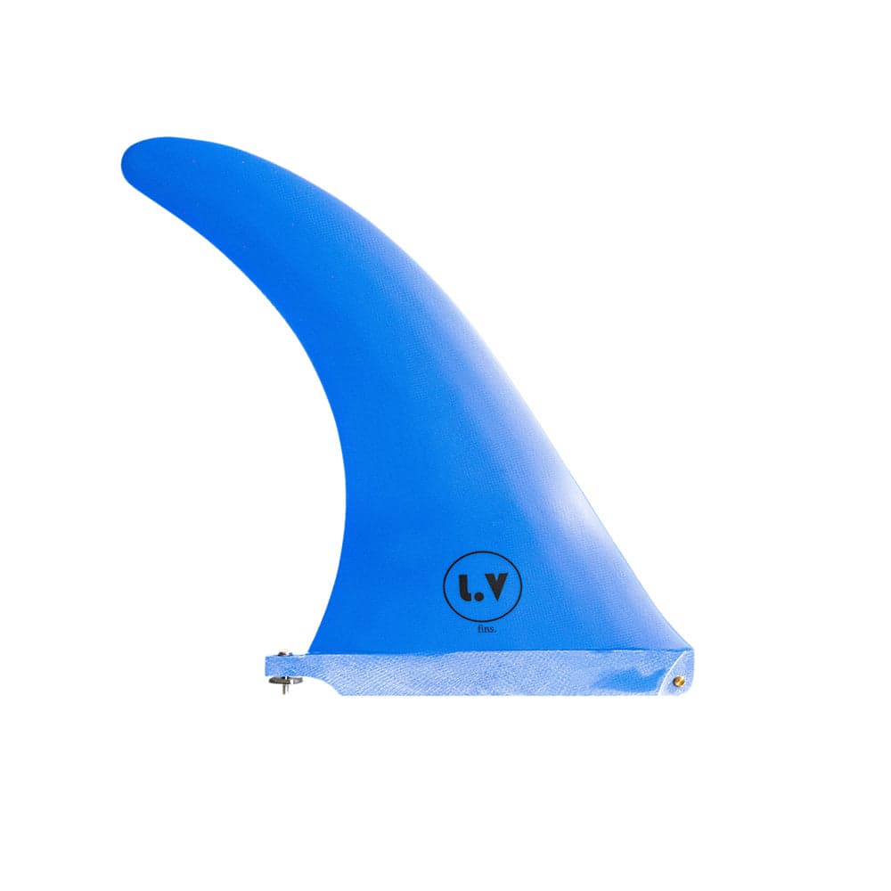 LVfins LB Classic Raked 11" Single Fin - Sea Blue