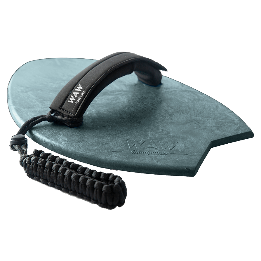 WAW BadFish Body Surfing Handplane - Earth Green 2