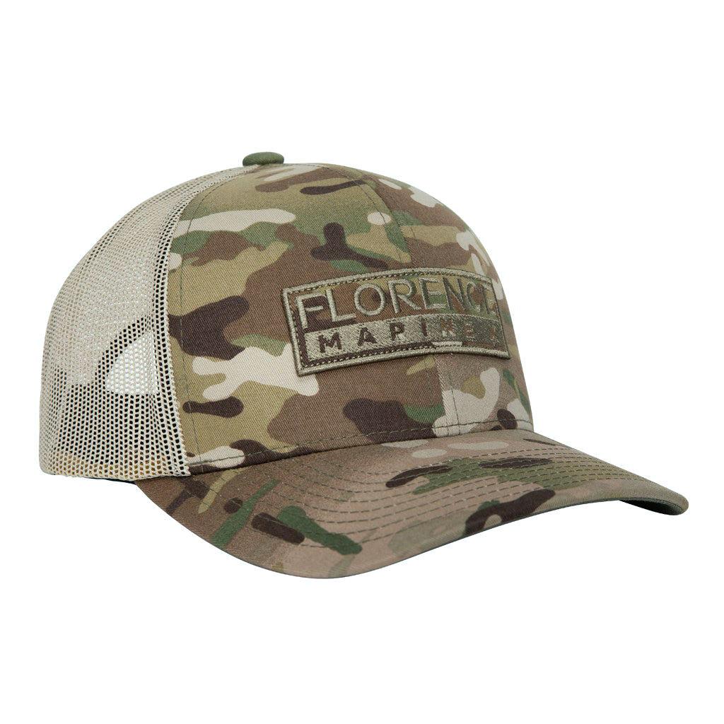 Florence Marine X Trucker Hat - Multi Cam front