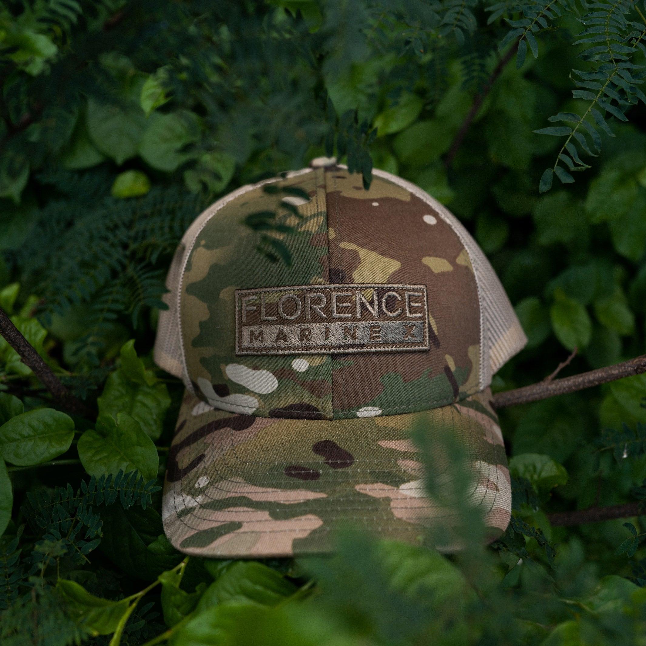 Florence Marine X Trucker Hat - Multi Cam