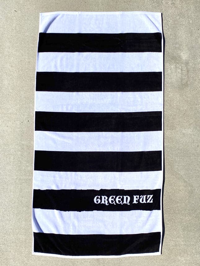 Green Fuz Beach Towel