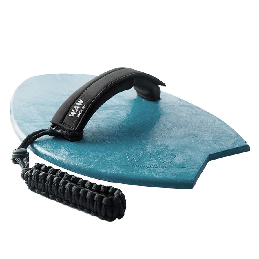 WAW BadFish Body Surfing Handplane - Ocean Blue 2