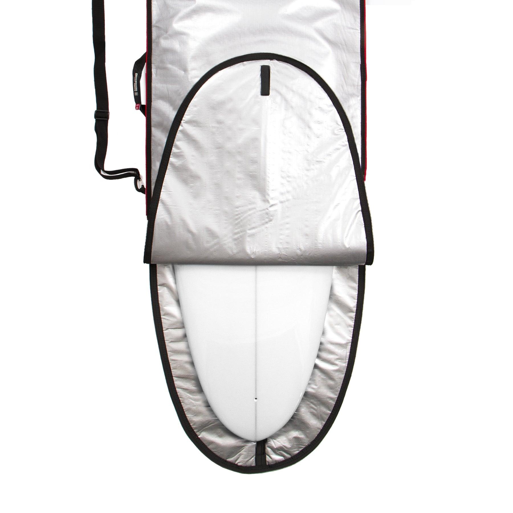 Barry Basic Longboard Cover - Black/Red / 8'6" 5