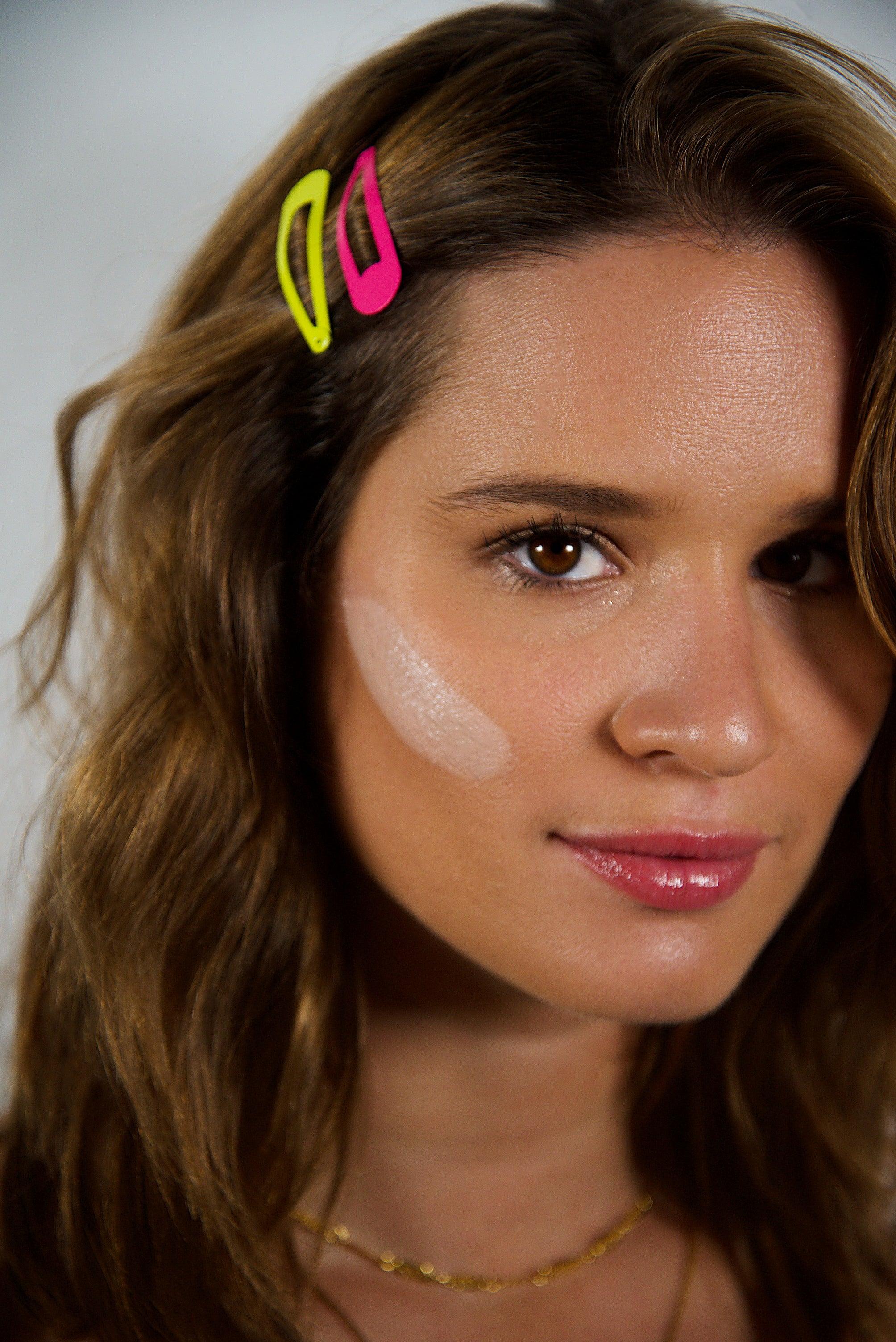 Surf Durt "Green Top" Neutral Tan SPF 30 Sunscreen on model on model