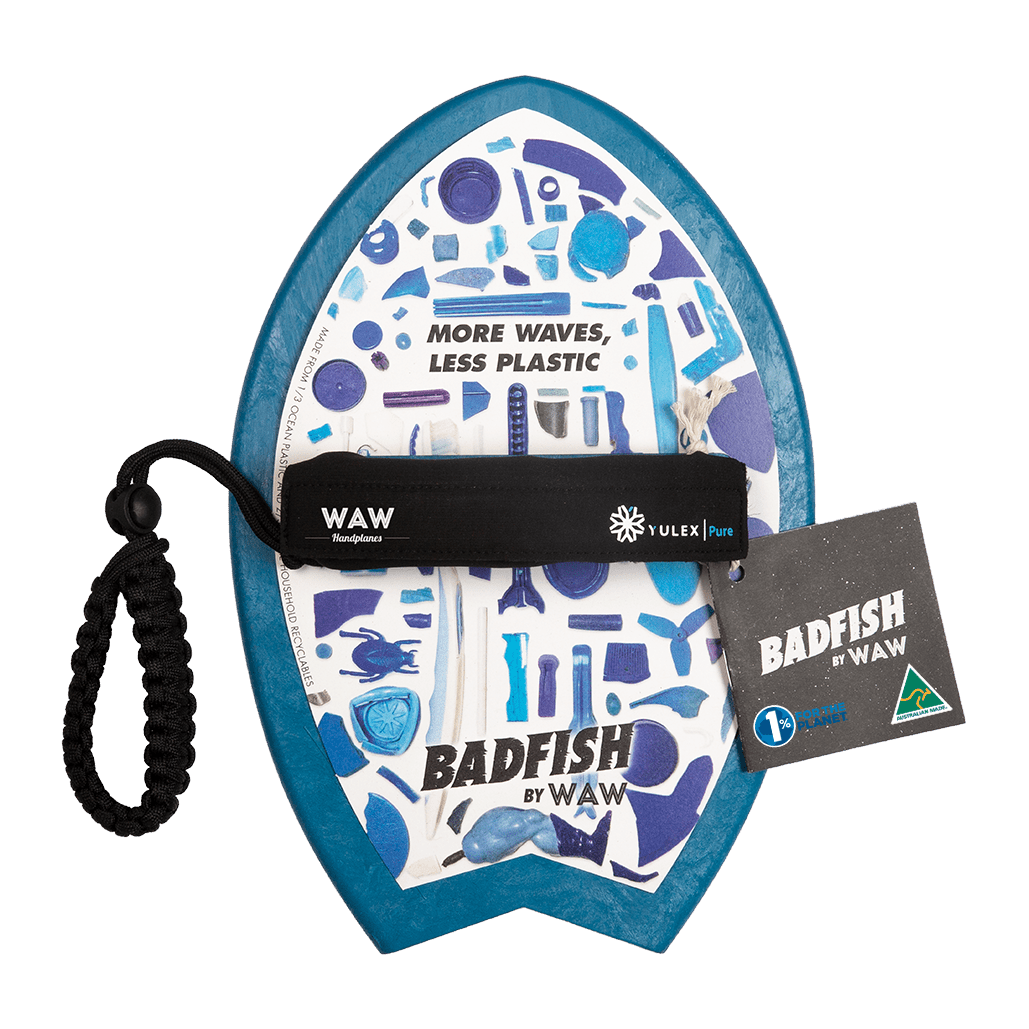WAW BadFish Body Surfing Handplane - Earth Green 3