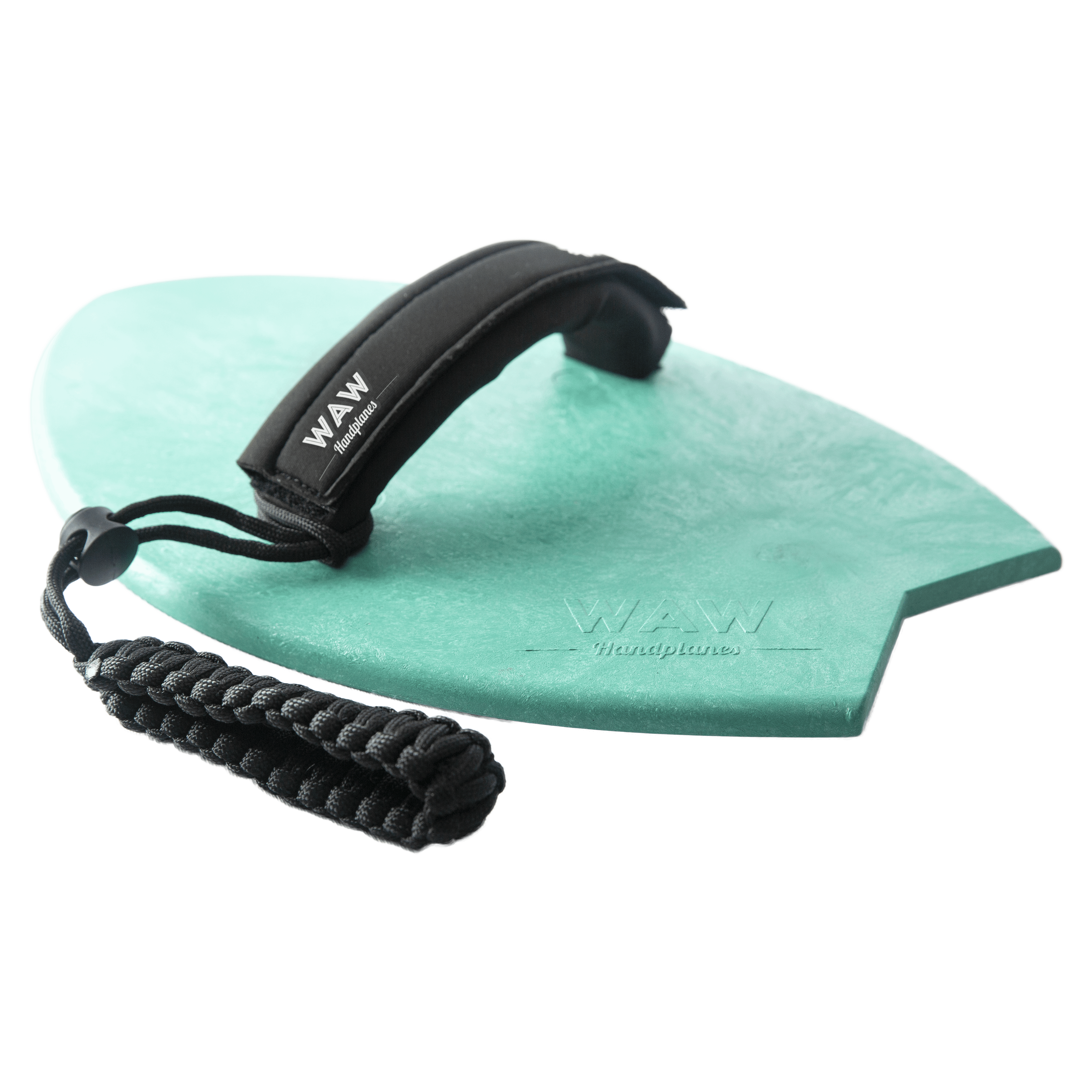WAW BadFish Body Surfing Handplane - Aqua Green 2