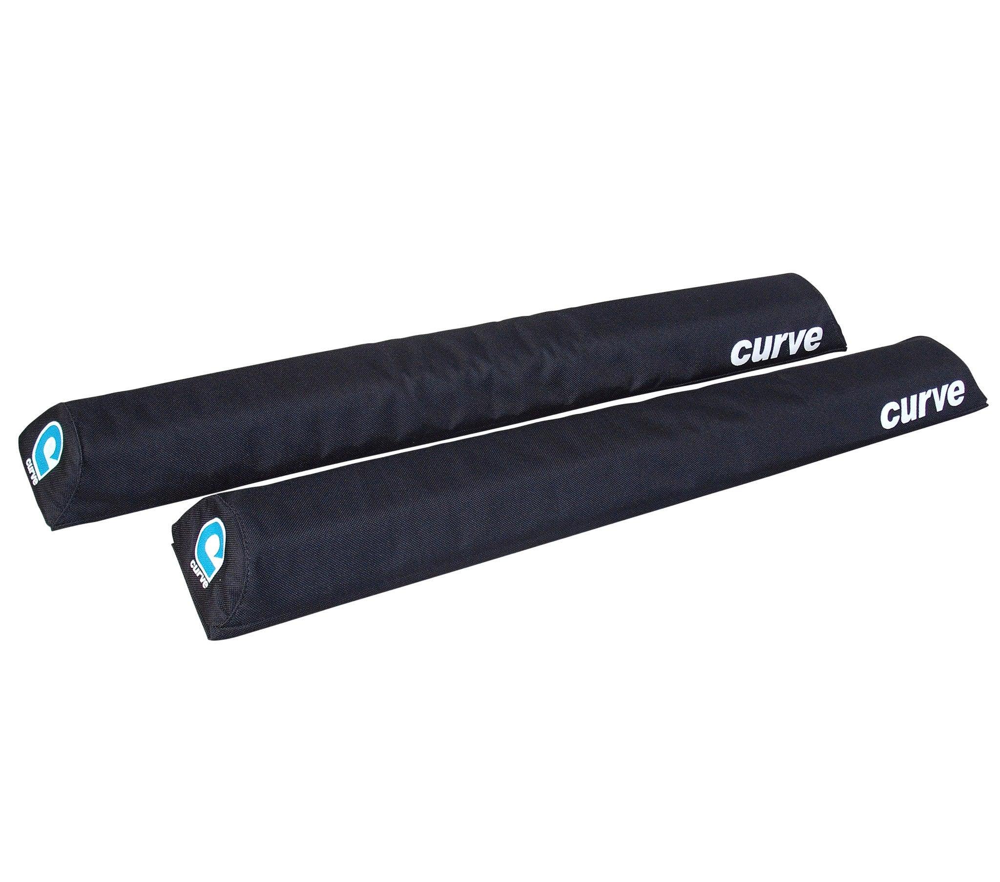 Curve Roof Rack Pads Aero - Black - Double 28"
