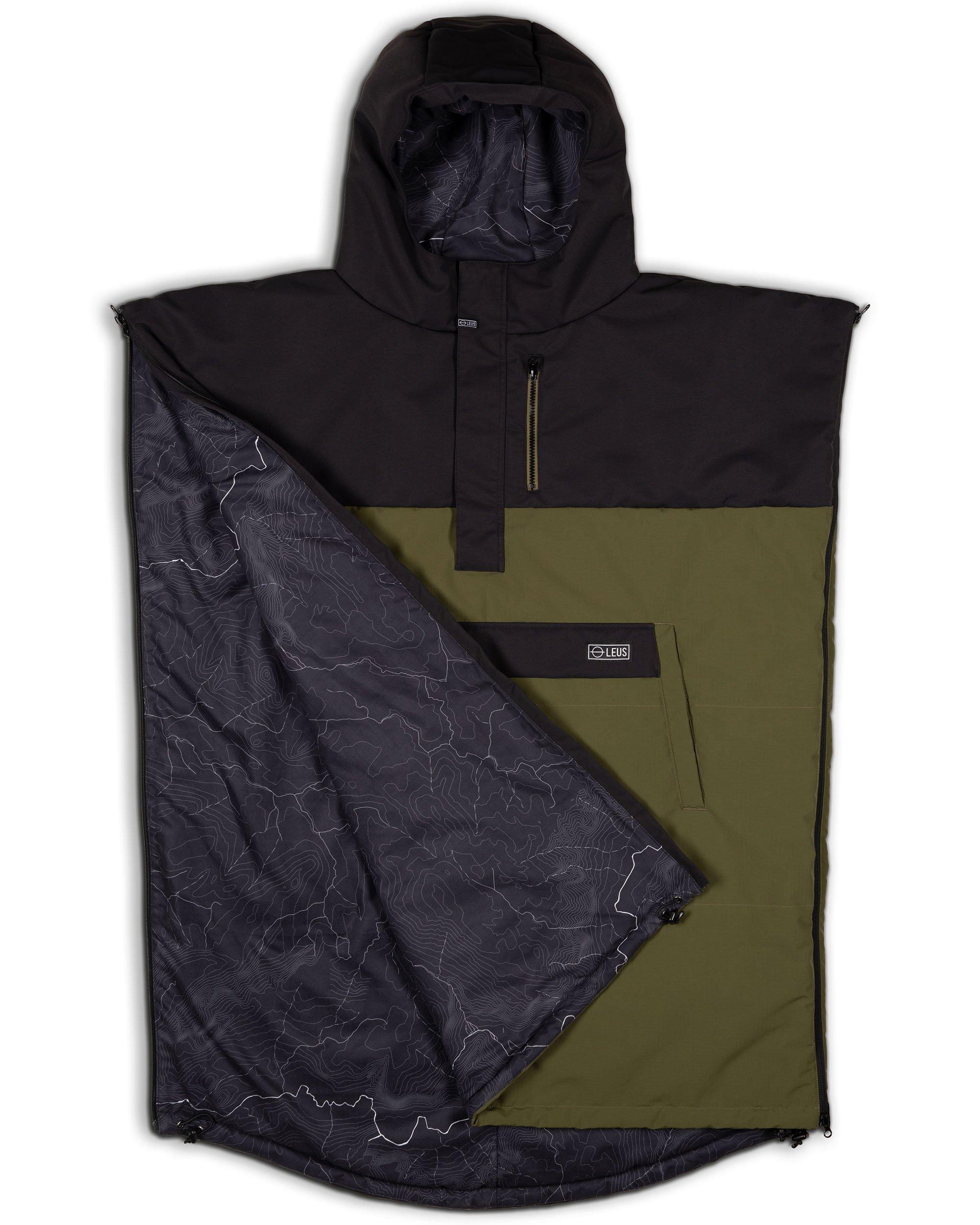 LEUS Yosemite Apex Poncho exterior and interior